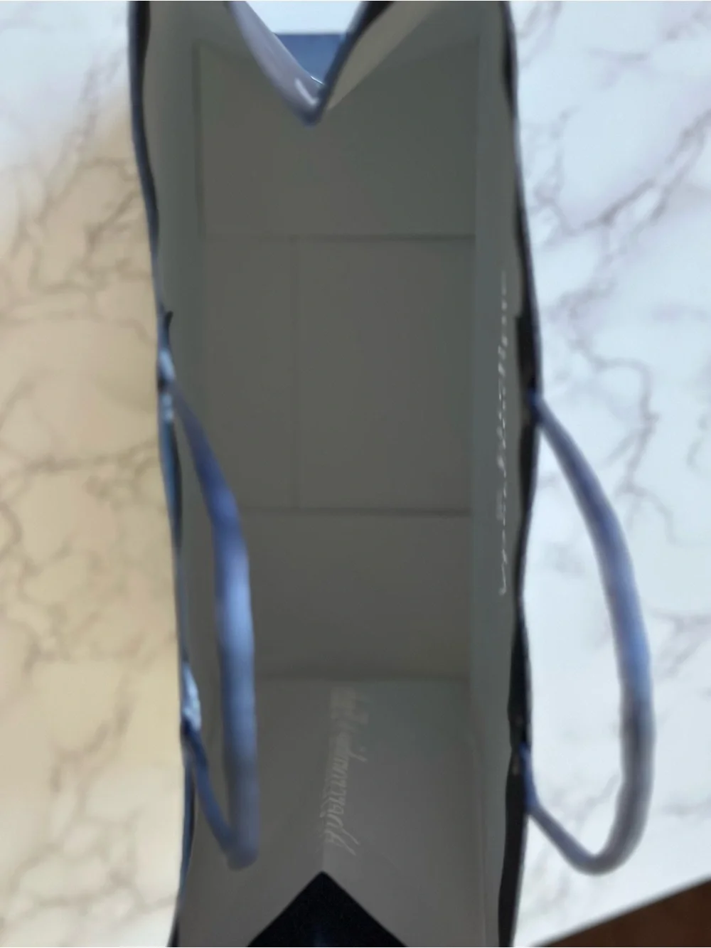 Abercrombie & Fitch Navy Gift Bag 15” x 6” x 13.75”
